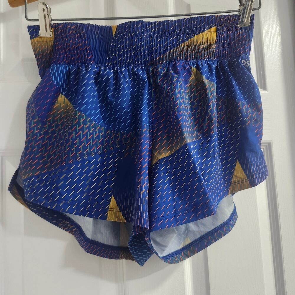 ❤️NWT❤️ DSG Blue and Yellow Patterned Women's Athletic Shorts